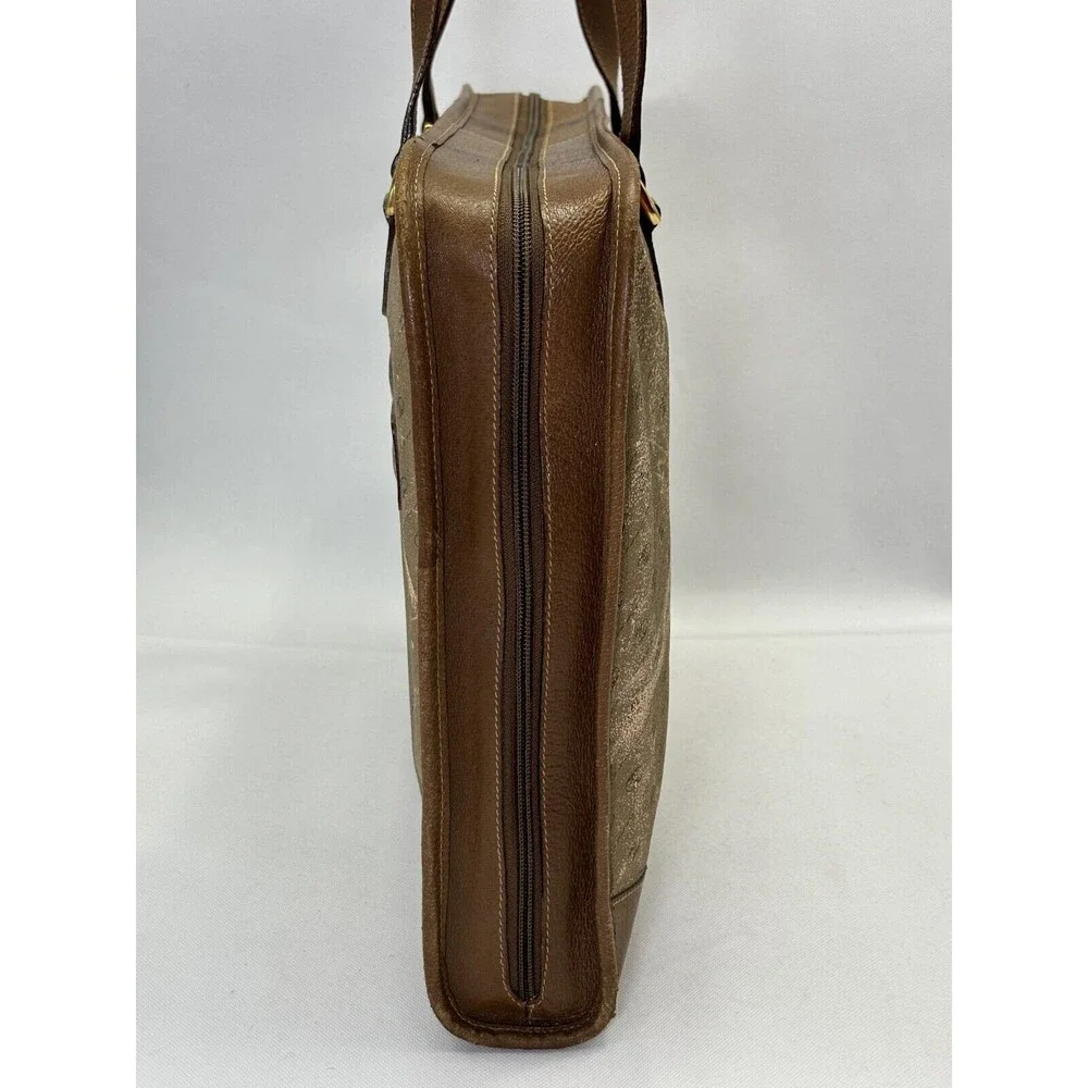 Very Rare Gucci Accessories Collection Portfolio Handle Briefcase Monogram OBO
